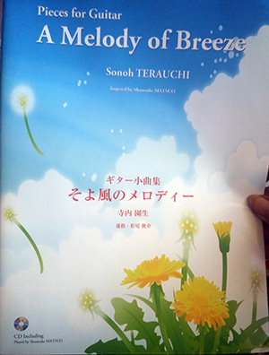 TERAUCHI  Pieces for Guitar A Melody of Breeze + CD